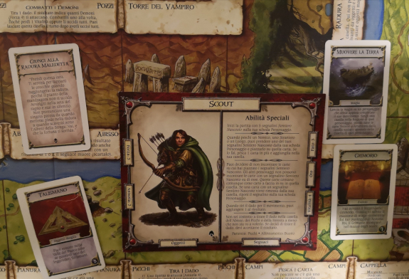 Carte e carta personaggio Talisman