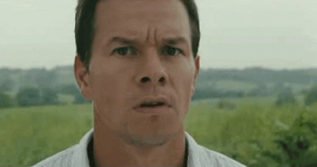 Mark Wahlberg strange face GIF