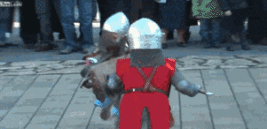 Medieval babies fight