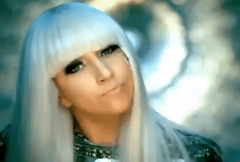 Poker Face Lady Gaga GIF