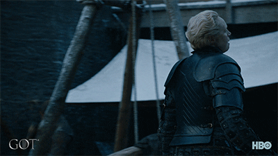 Brienne and Tormund GOT GIF