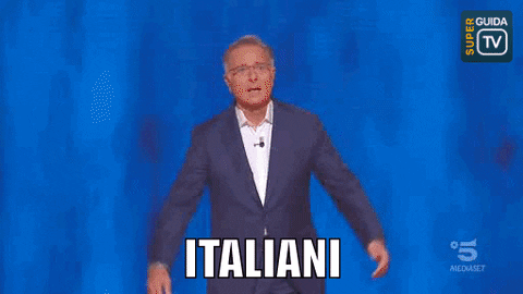 Italiani Paolo Bonolis Ciao Darwin GIF