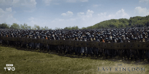 The last kingdom battle GIF