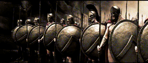 Spartans formation 300 GIF