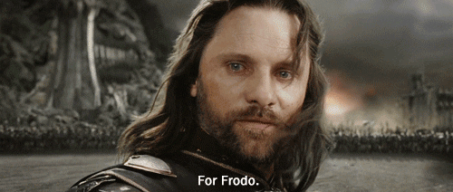Aragorn for Frodo lotr GIF