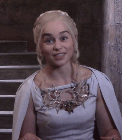 Emilia Clarke joke GIF