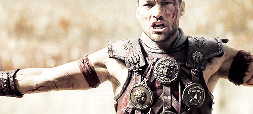 Spartacus in the arena GIF