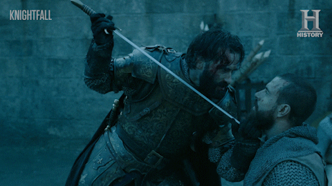 Knightfall King of France and Landri GIF.gif