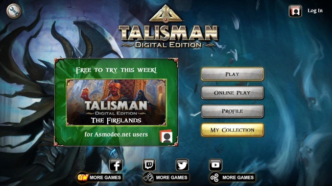 Partita multiplayer di Talisman: Digital Edition su dispositivi mobili