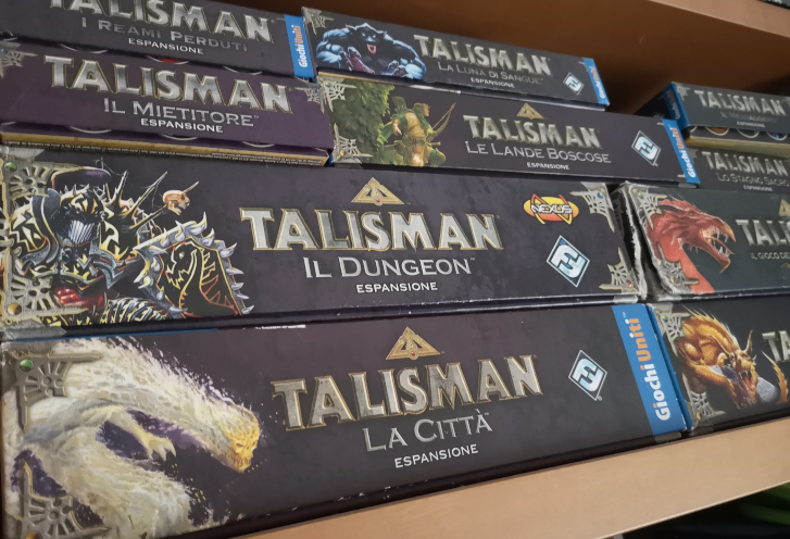 Le scatole da gioco di Talisman