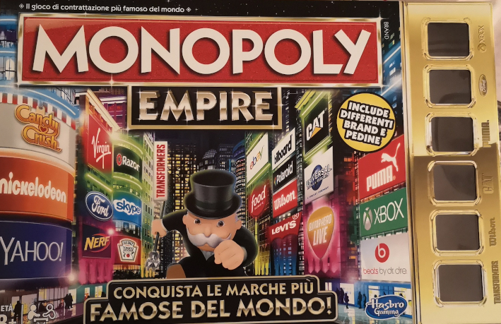 Scatola del gioco da tavolo Monopoly Empire