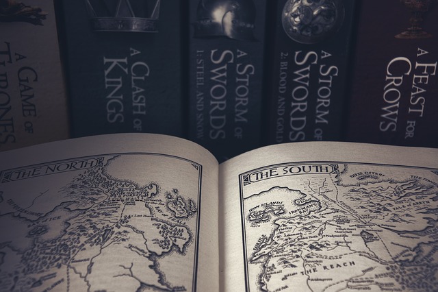 game of thrones books map