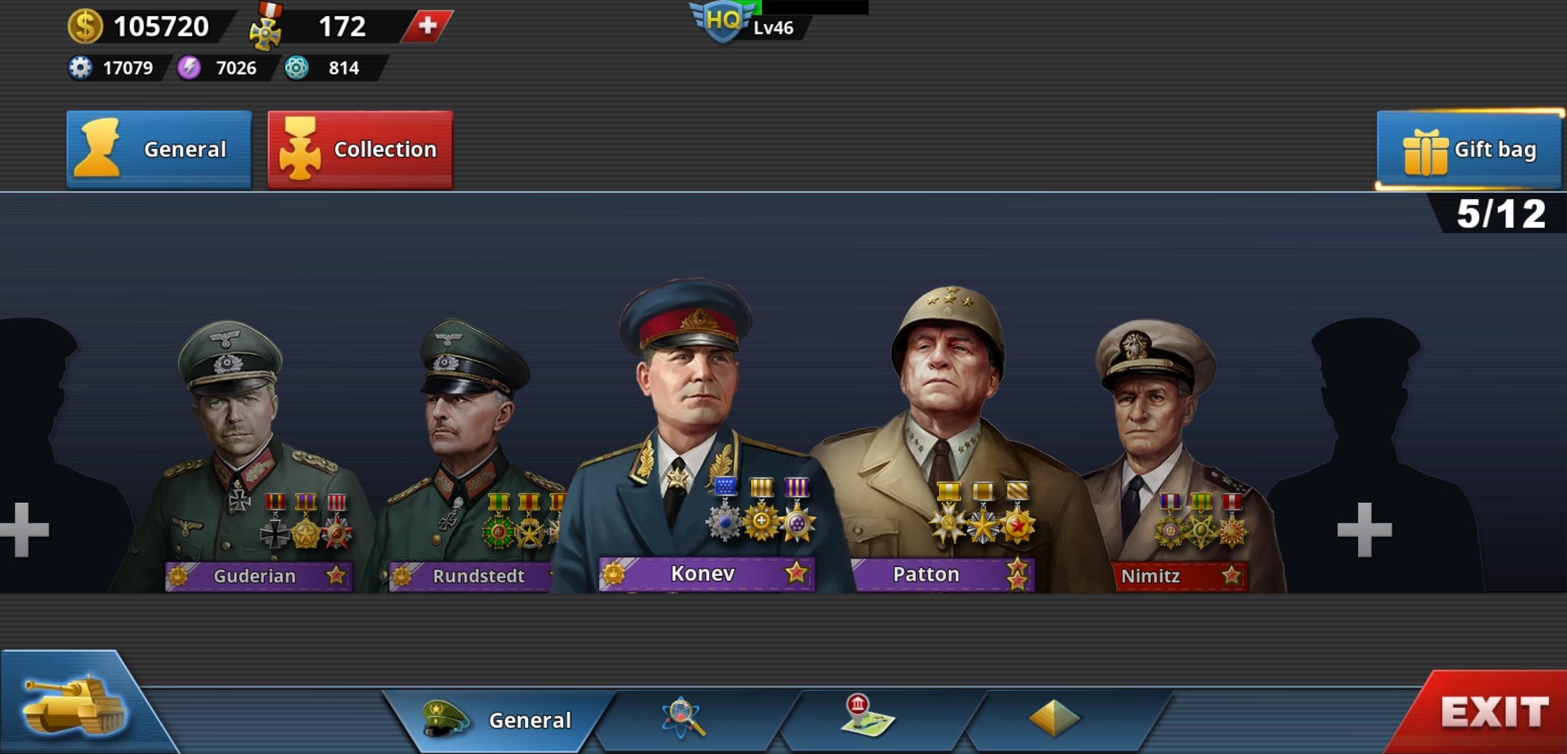 World Conqueror IV Best Generals