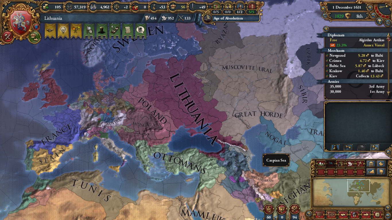 Europa Universalis IV gameplay