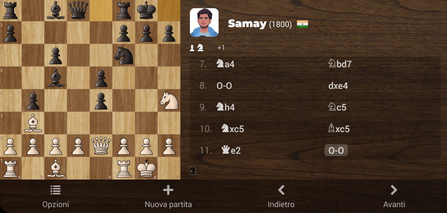 Scacchi su telefonino