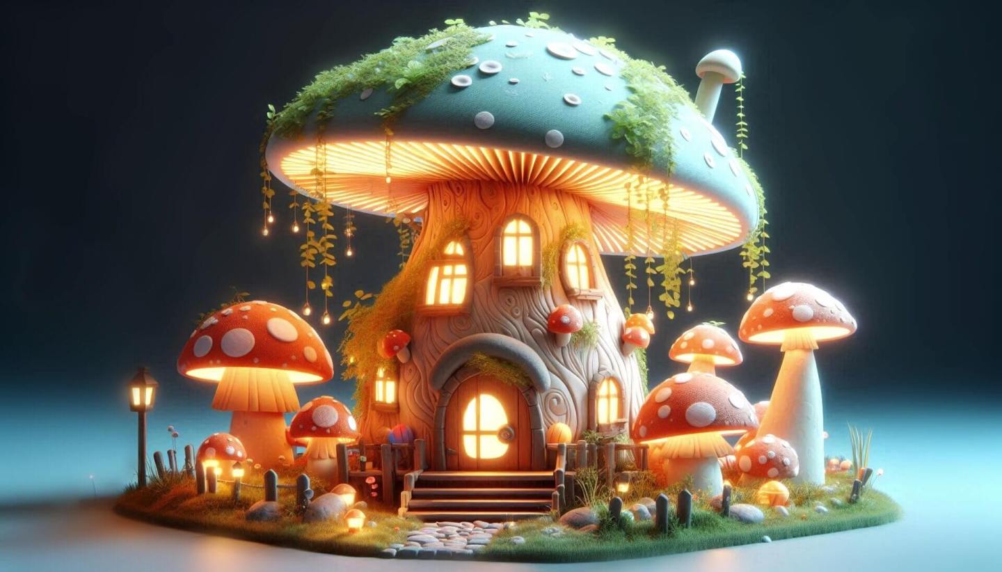 casa dei puffi fantasy
