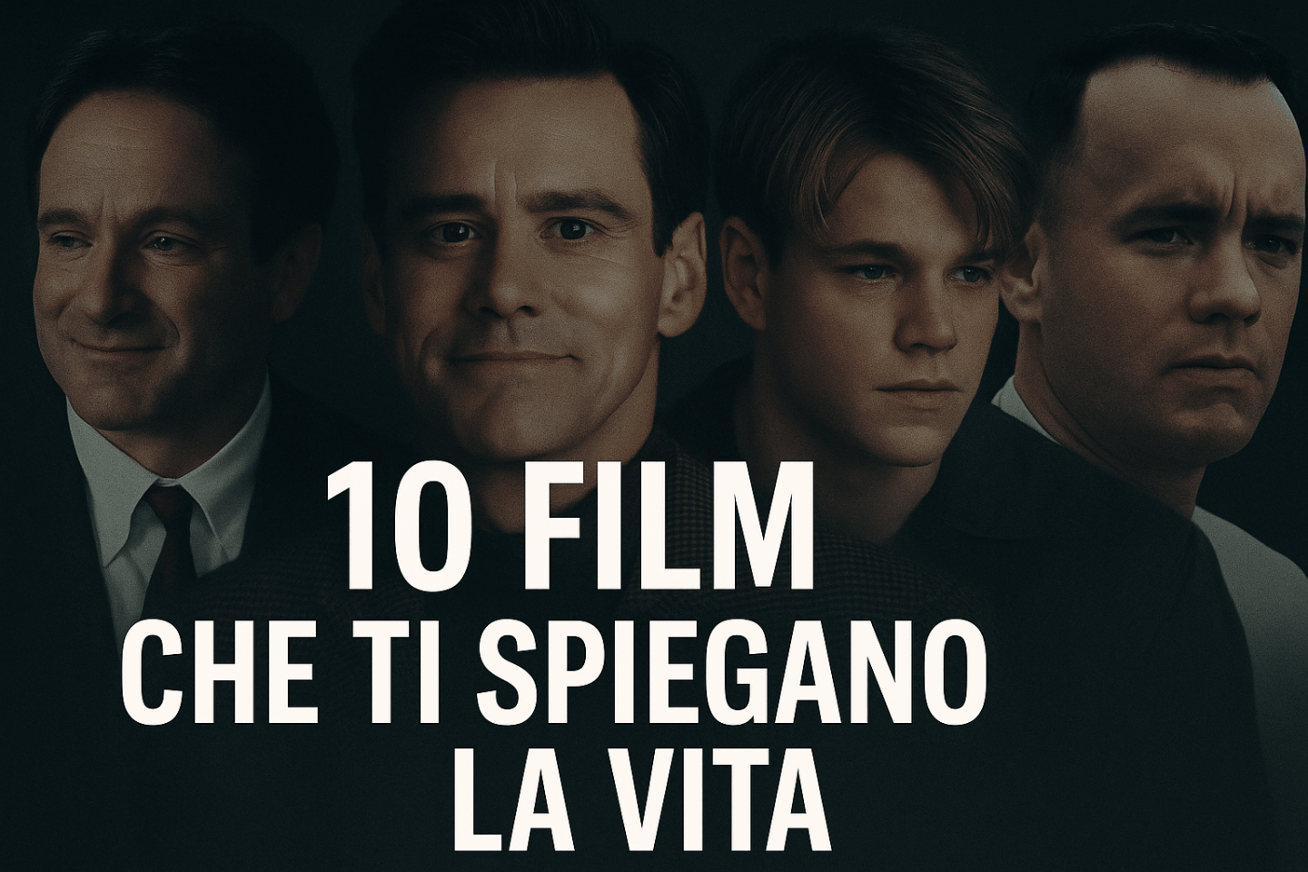 10 film che spiegano la vita, con Forrest Gump, Will Hunting, Truman Show e L’attimo fuggente
